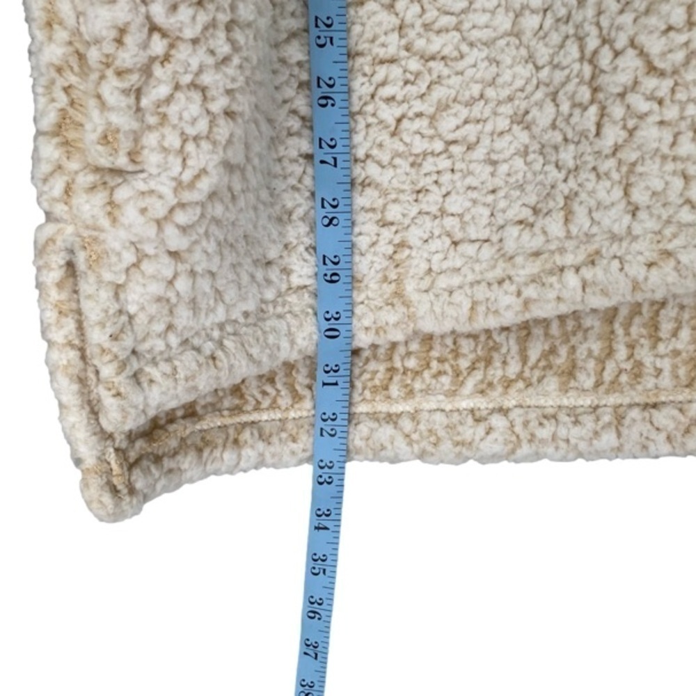 TIME & TRU Top Faux Sherpa Oatmeal Heather Women's Plus Size 2X (20W-22W) - Picture 8 of 12
